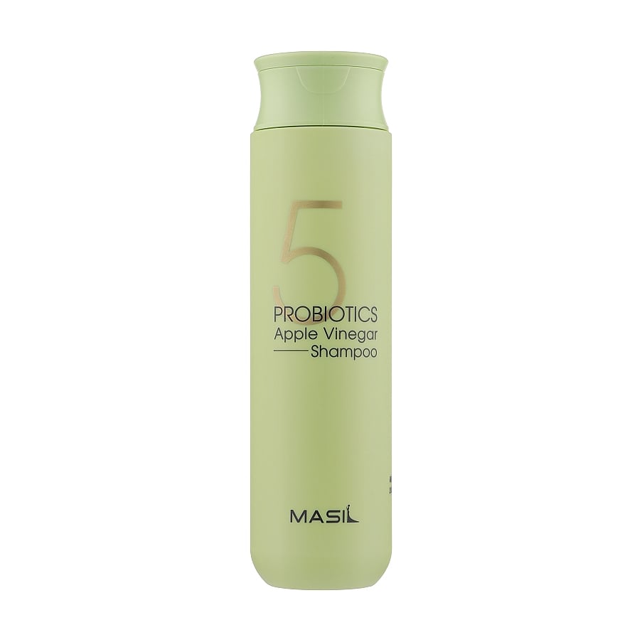 М'який безсульфатний шампунь Masil 5 Probiotics Apple Vinegar Shampoo з пробіотиками та яблучним оцтом, для чутливої шкіри голови, 150 мл