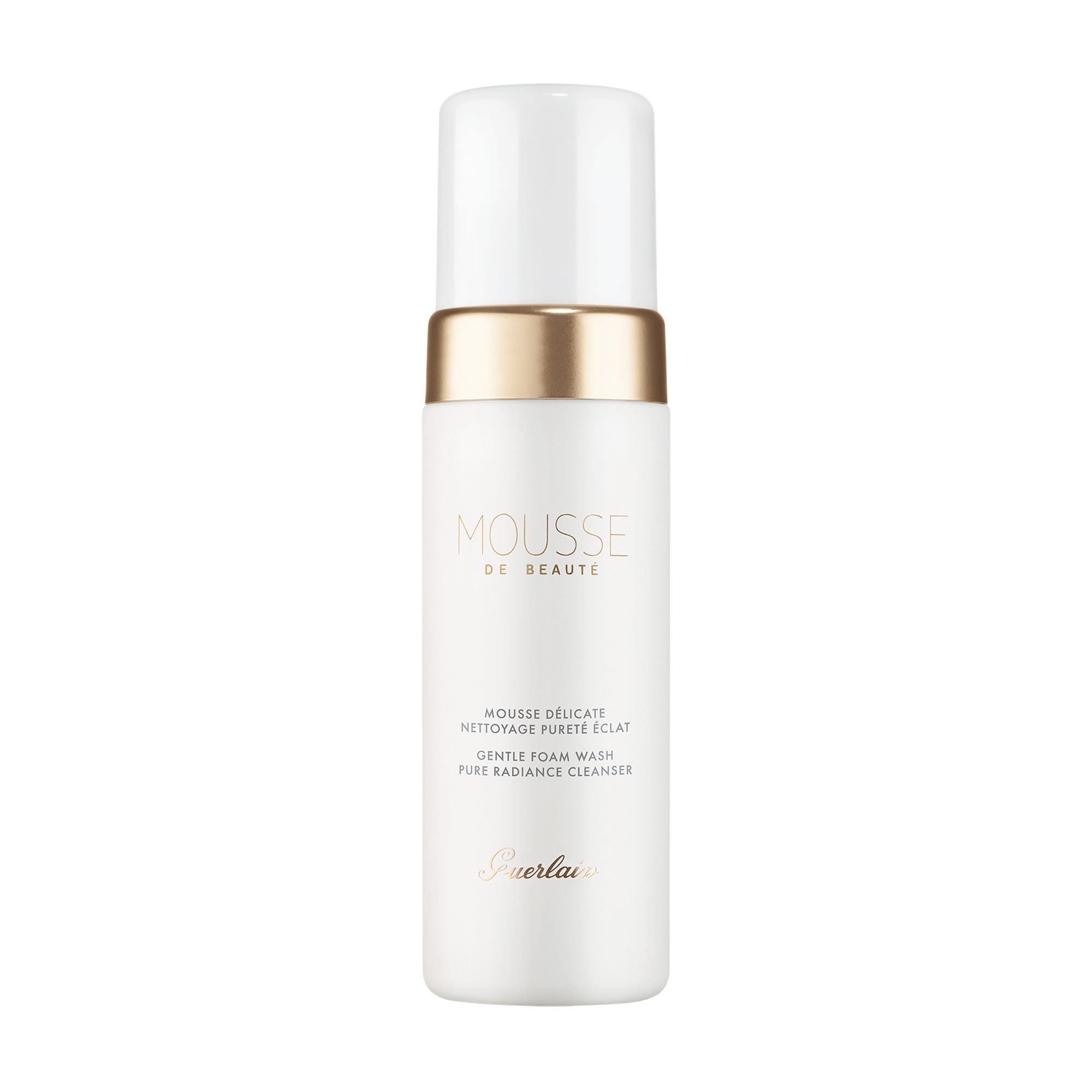 М'який мусс для вмивання обличчя Guerlain Mousse De Beaute Gentle Foam Wash Pure Radiance Cleanser, 150 мл