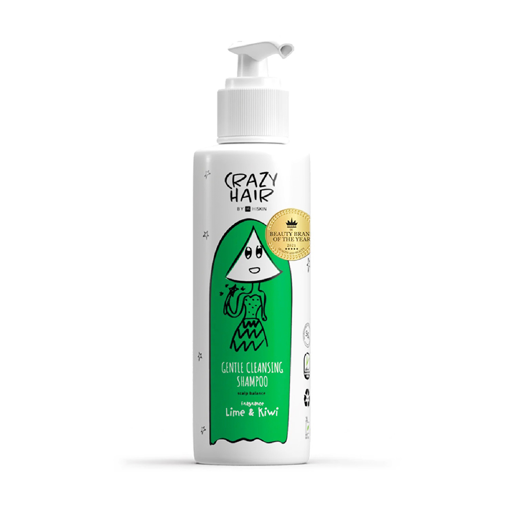 М'який очищувальний шампунь для волосся HiSkin Crazy Hair Gentle Cleansing Shampoo Lime &amp; Kiwi, 300 мл